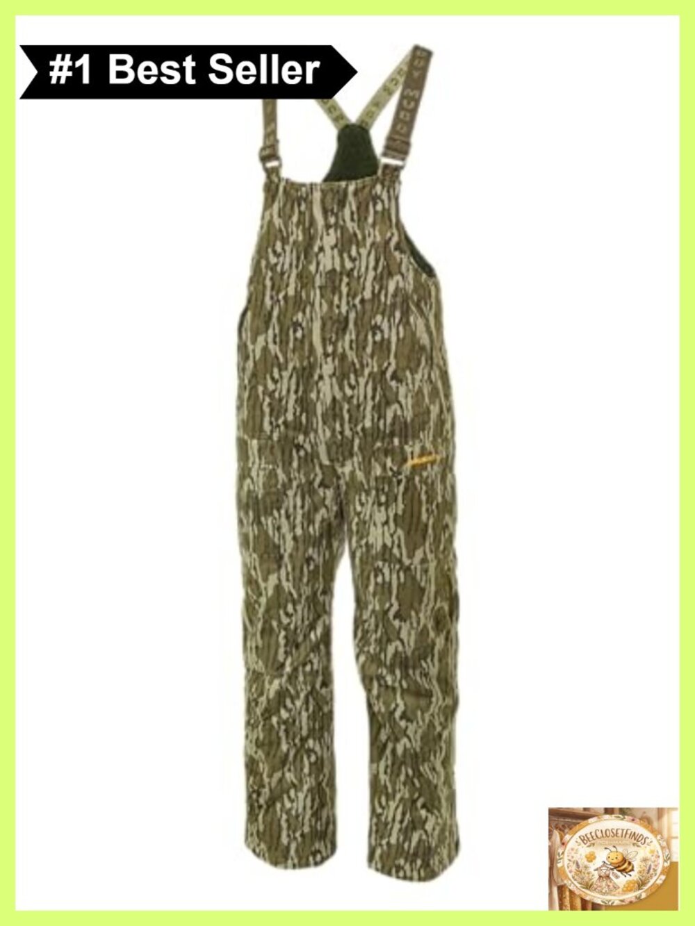 Waterproof Sherpa Fleece Bibs Camo Hunting Outdoor